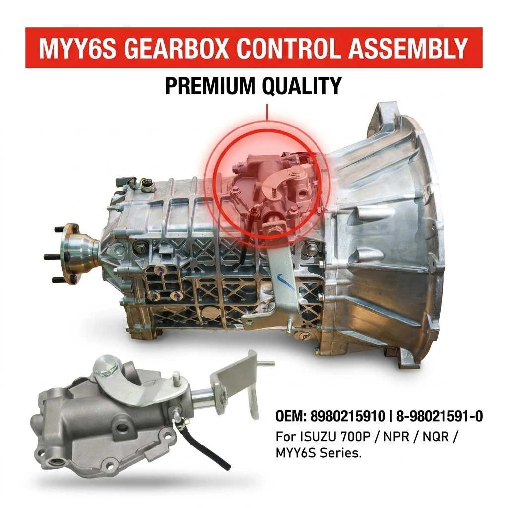 8980215910 MYY6S MYY5T Gearbox Shift Control Box 8982409932 MYY Transmission Top Upper Cover for ISUZU M100 M600 NLR NMR NPR NQR